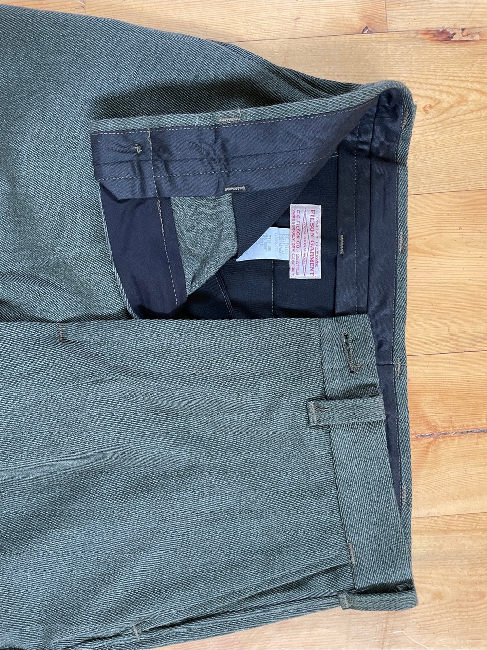 Filson Men's whipcord wool Pants